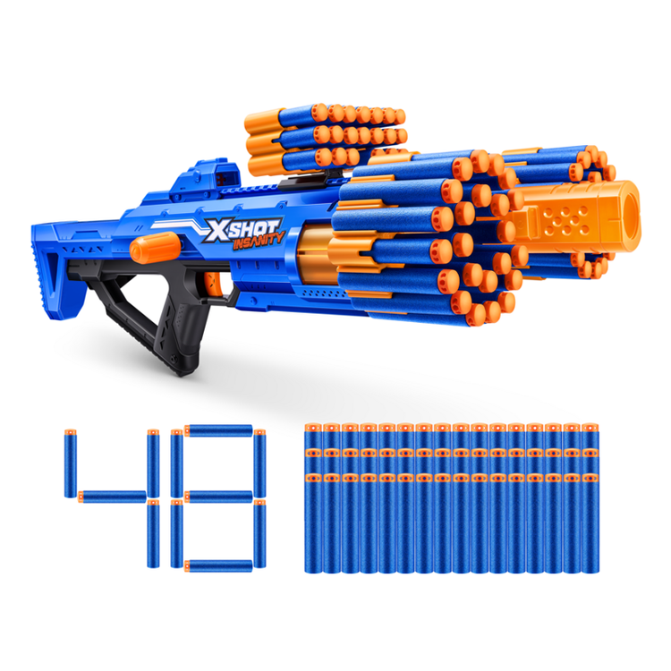XSHOT Insanity Berzerko 8-Shot Dart Blaster with 48 Darts