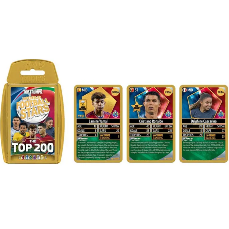 World Football Stars Top 200 Top Trumps