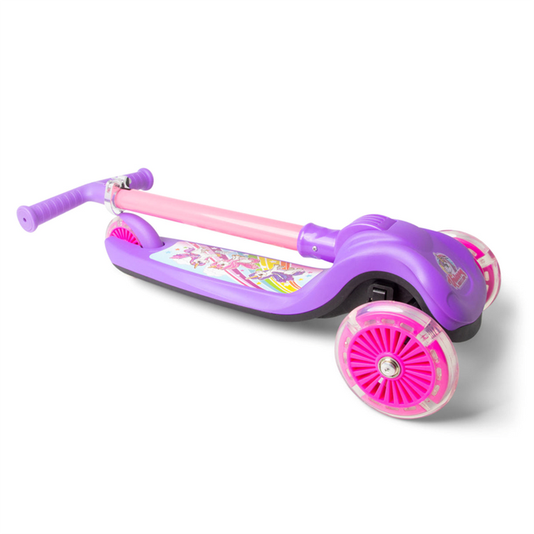 Unicorn Trail Twist Folding Light Up Scooter
