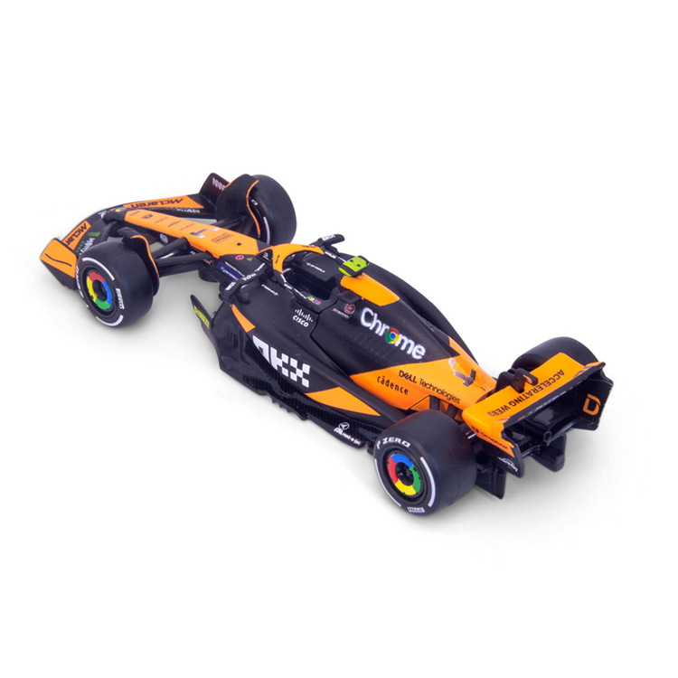 1:43 F1 Mclaren MCL38 2024 Norris in 12 Piece Dispenser