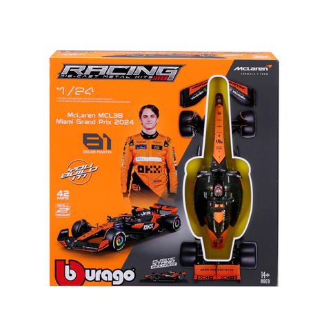 1:24 F1 Mclaren MCL38 2024 Model Kit Piastri