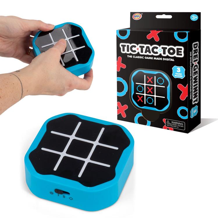 3 in 1 Electronic Tic Tac Toe Game - Blue