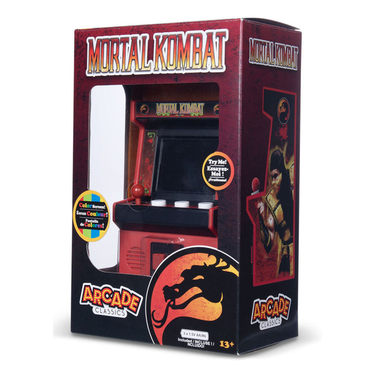 Arcade Classics Mortal Kombat Mini Handheld Game with TFT Screen