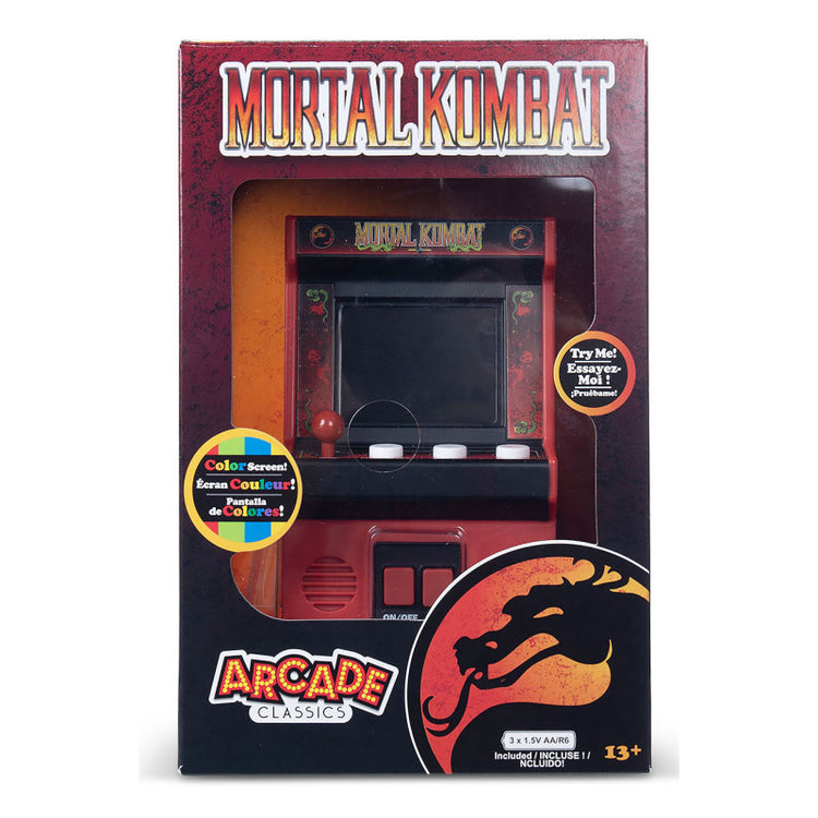 Arcade Classics Mortal Kombat Mini Handheld Game with TFT Screen