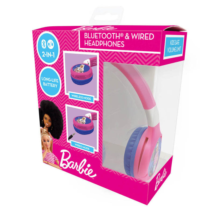 Barbie Bluetooth & Wired Foldable Headphones