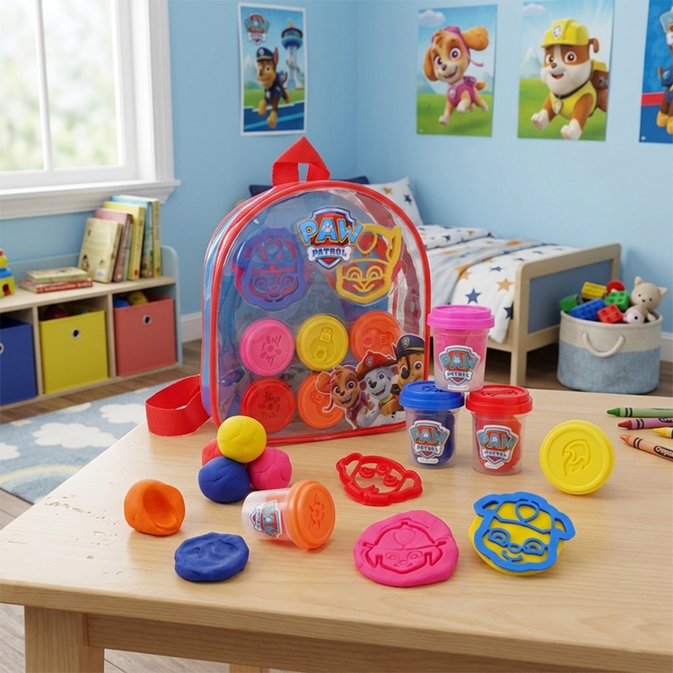 Paw Patrol Small Craft Dough Backpack Set