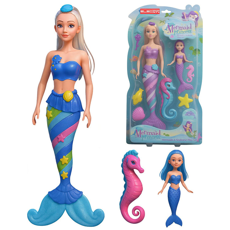 Mermaids & Seahorse Playset for Kids