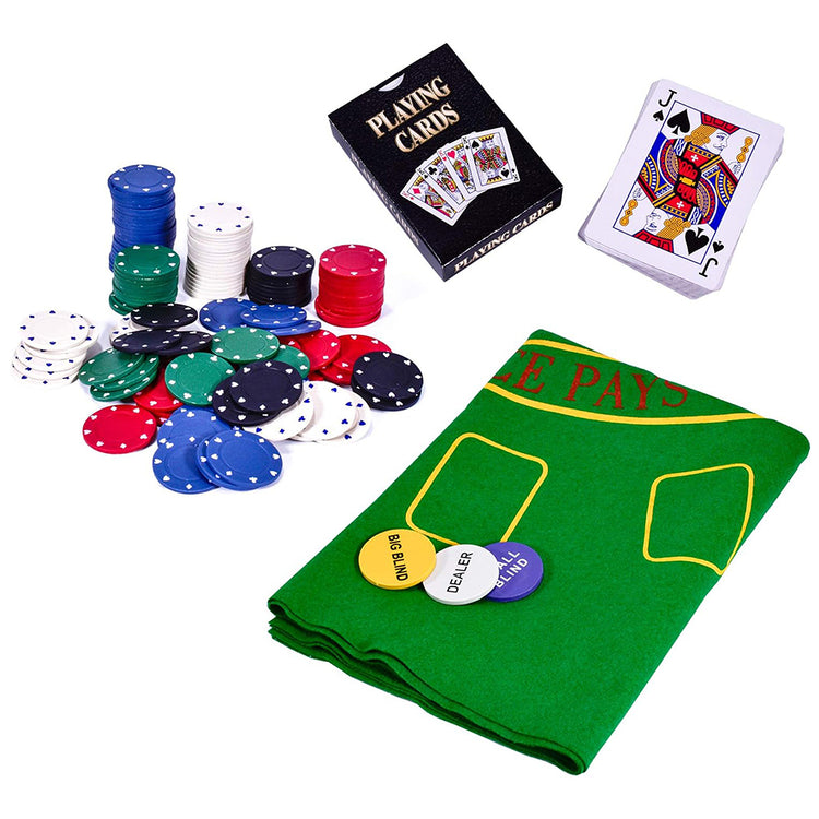 MY Poker & Blackjack Set with Chips