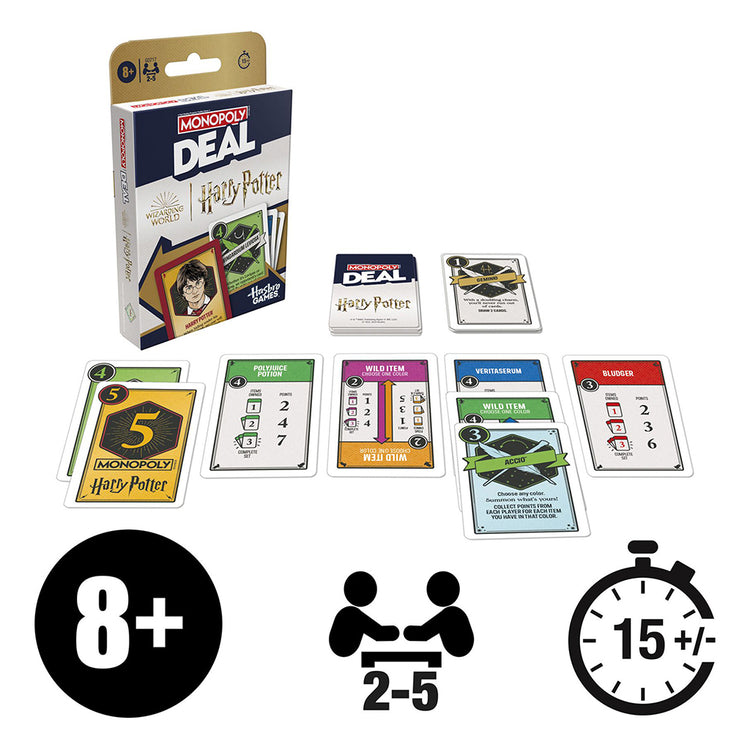 Monopoly Deal Harry Potter Card Game