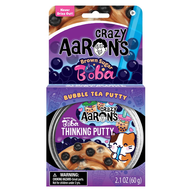 Crazy Aaron's Brown Sugar Boba Thinking Putty