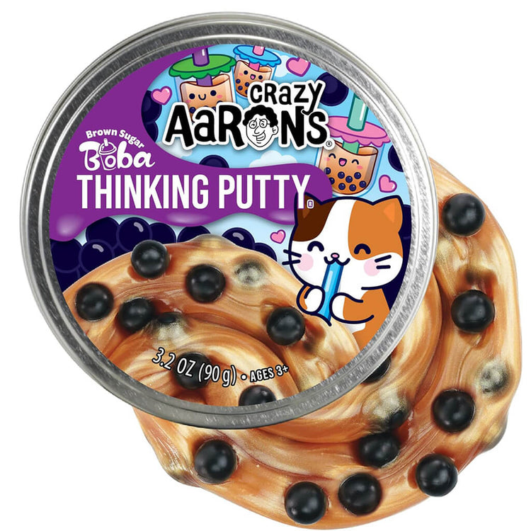 Crazy Aaron's Brown Sugar Boba Thinking Putty