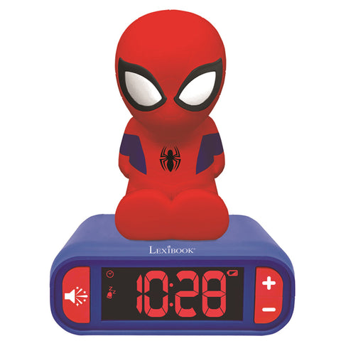 Spider-Man Kids Alarm Clock with Night Light