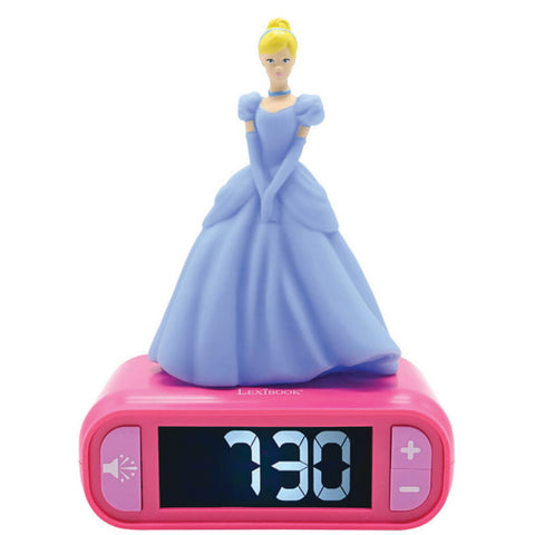 Disney Princess Kids Clock with Night Light