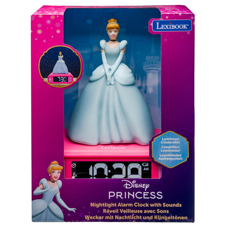 Disney Princess Kids Clock with Night Light