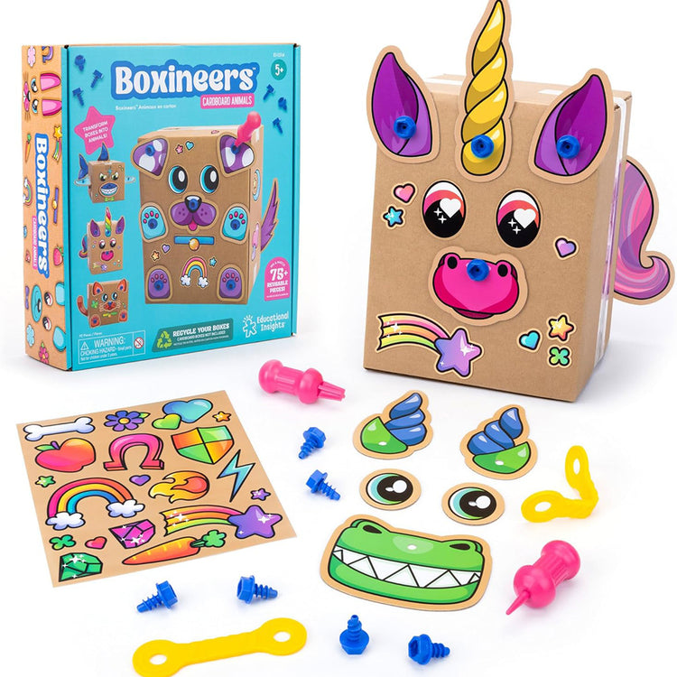 Boxineers Cardboard Animals Craft Kit