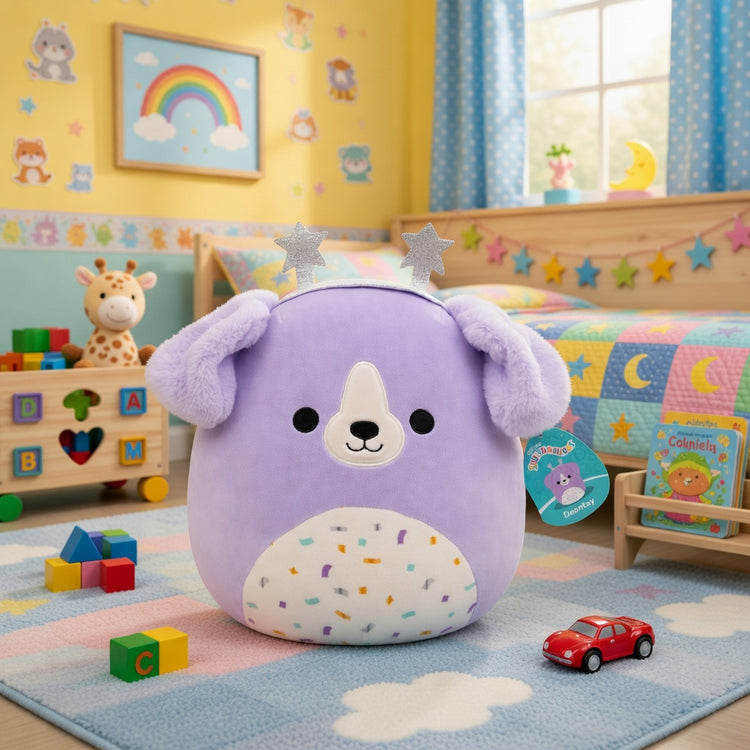 Squishmallows 30cm Deontay Dog Plush