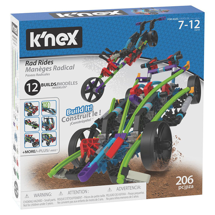 K'NEX Rad Rides 12 Model Building Set