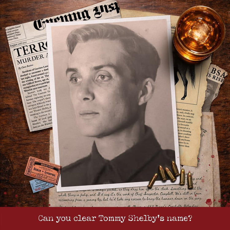 Cryptic Killers Unsolved murder mystery game - Peaky Blinders