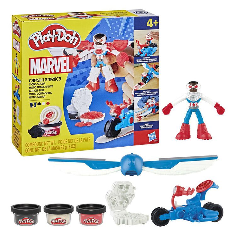 Play-Doh Captain America Moto-Slicer Set