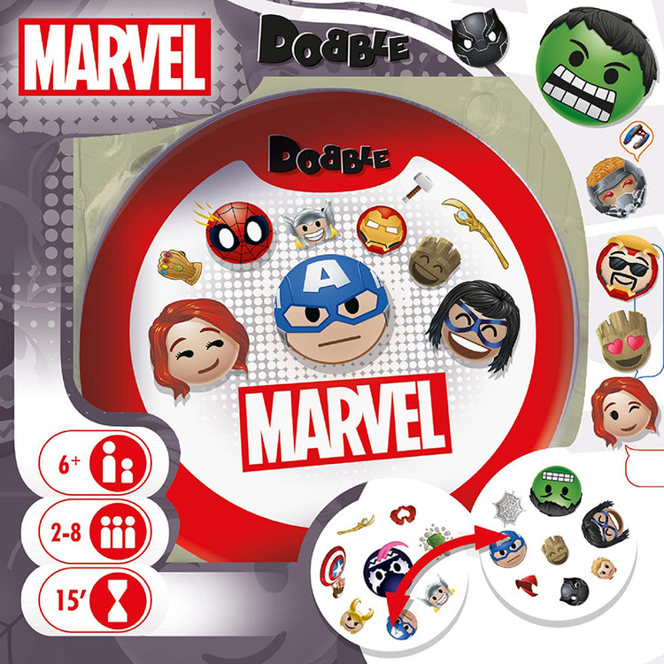 Dobble Marvel Heroes Card Game