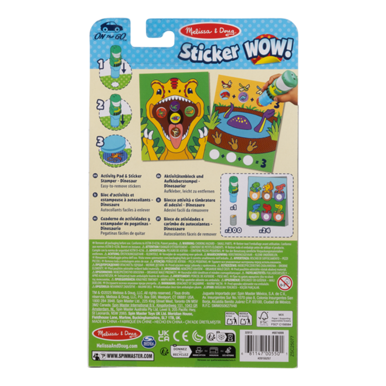 Melissa & Doug Sticker WOW Dinosaur Set
