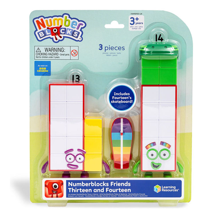 Numberblocks Thirteen and Fourteen Figure Pack