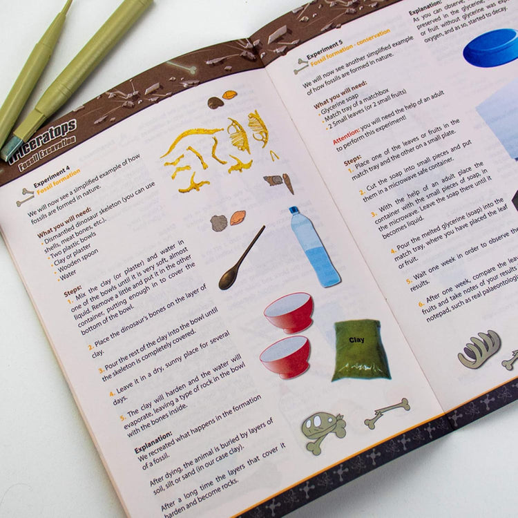 Triceratops Fossil Excavation Kit for Kids