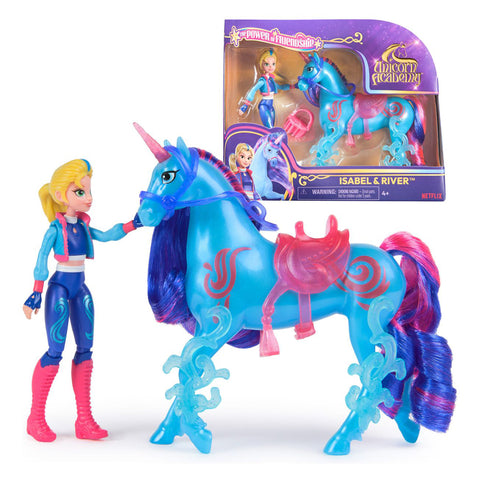 Unicorn Academy Isabel & River Doll and Unicorn Set
