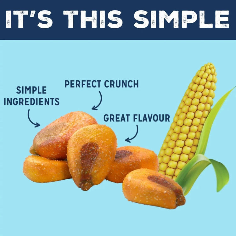 LOVE CORN Crunchy Corn Snack Pack Sea Salt (30 x 20g) 600g