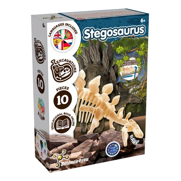 Stegosaurus Fossil Excavation Kit for Kids