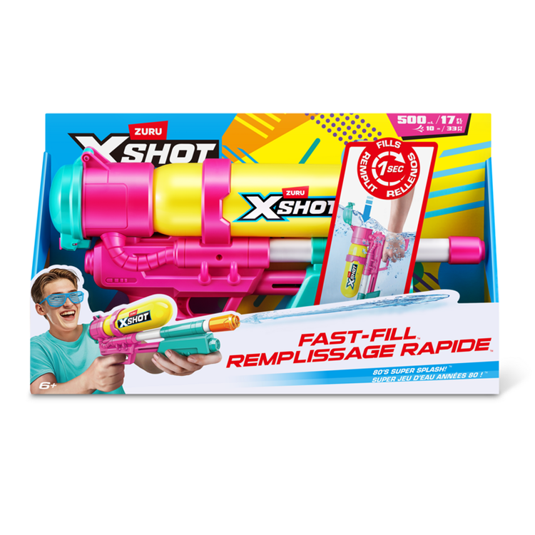 XSHOT Fast-Fill 80s Super Splash Water Blaster