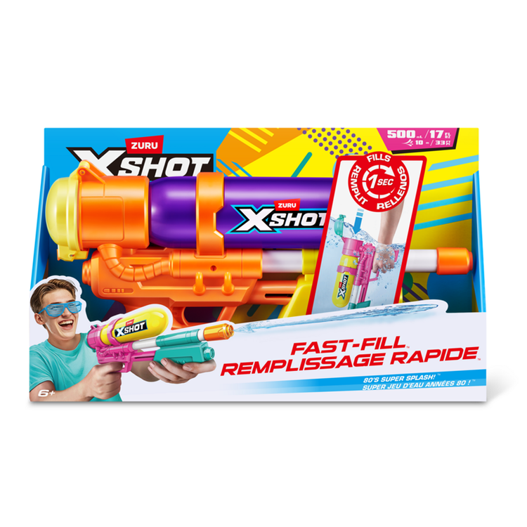 XSHOT Fast-Fill 80s Super Splash Water Blaster