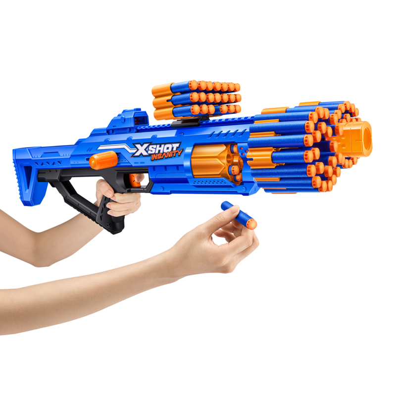 XSHOT Insanity Berzerko 8-Shot Dart Blaster with 48 Darts