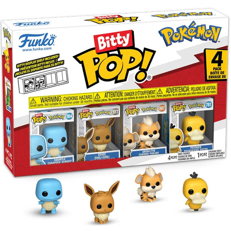Funko Bitty Pop Pokemon 4-Pack Mini Figures