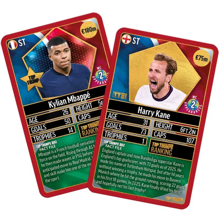 World Football Stars Top 200 Top Trumps