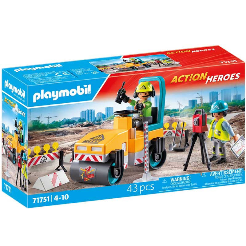 Playmobil Action Heroes Road Construction Team