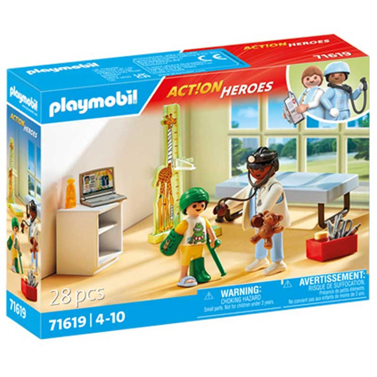 Playmobil Action HEROES: Paediatrician and Patient with Tedd