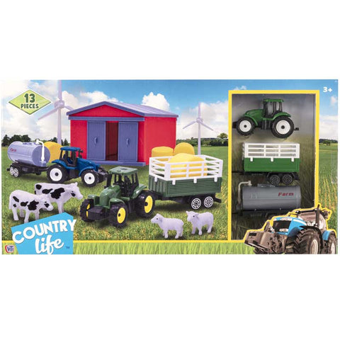 Country Life Farmyard Tractor Playset