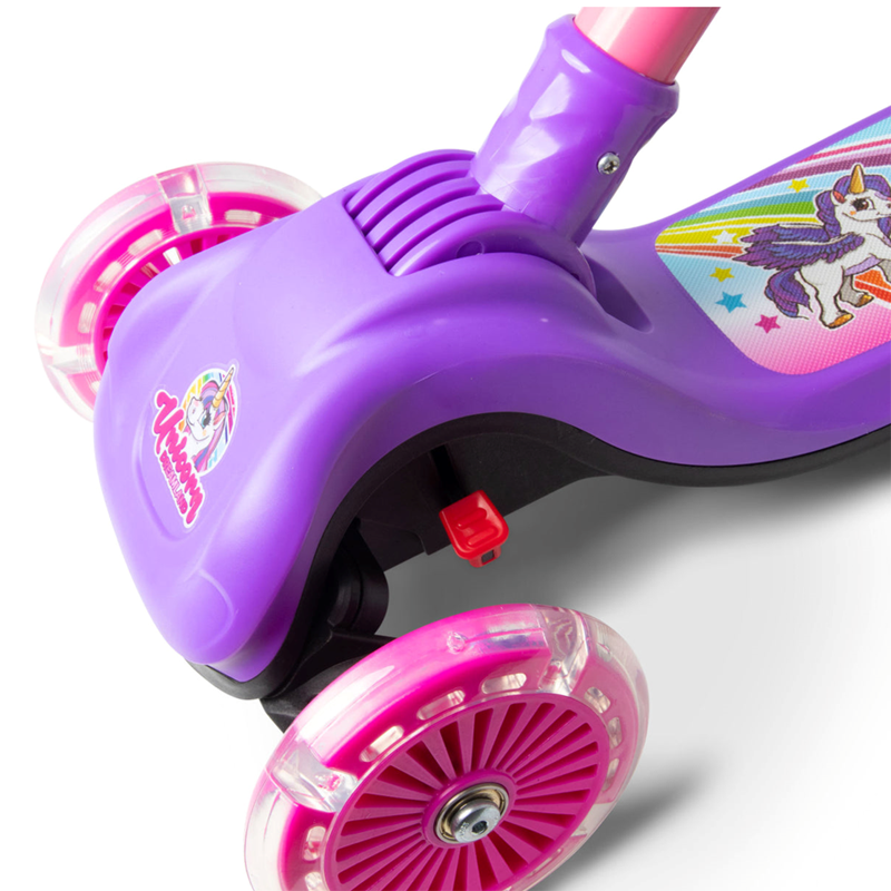 Unicorn Trail Twist Folding Light Up Scooter