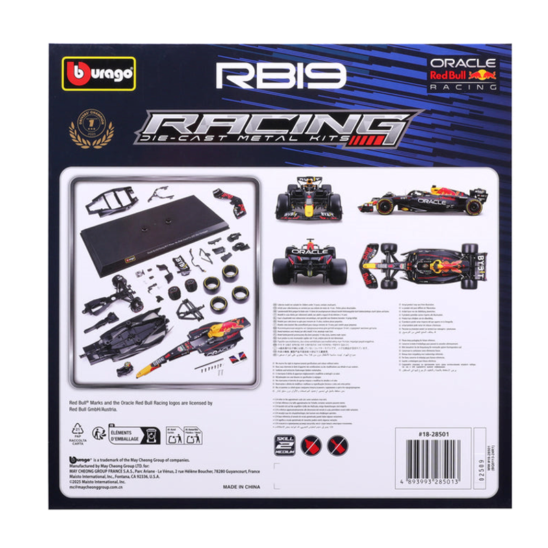 1:24 F1 Red Bull Racing RB19 2023 Model Kit Verstappen