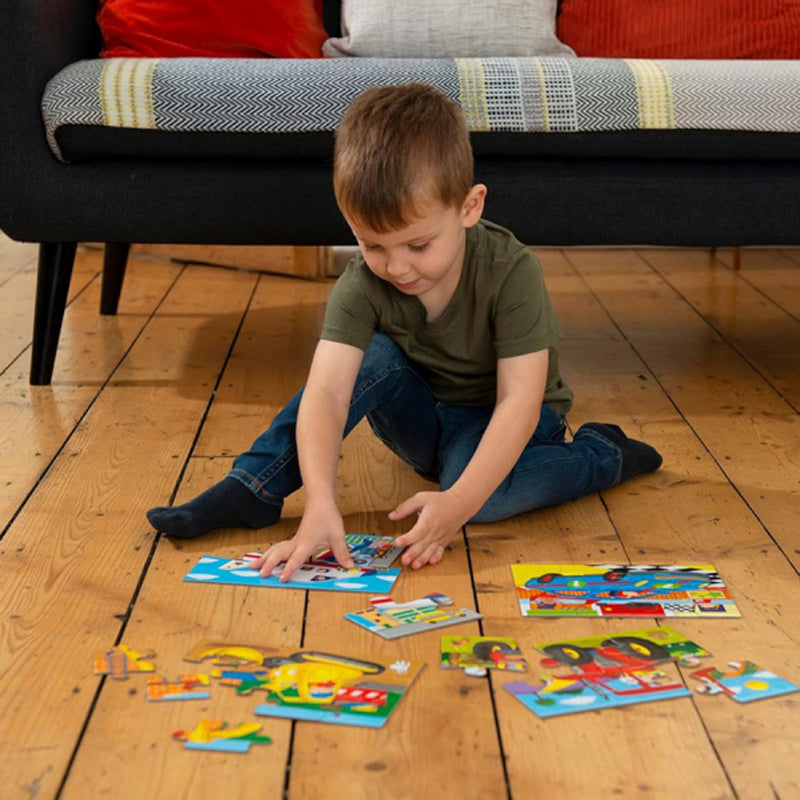 Galt Toys 4 Puzzles in a Box - Vehicles