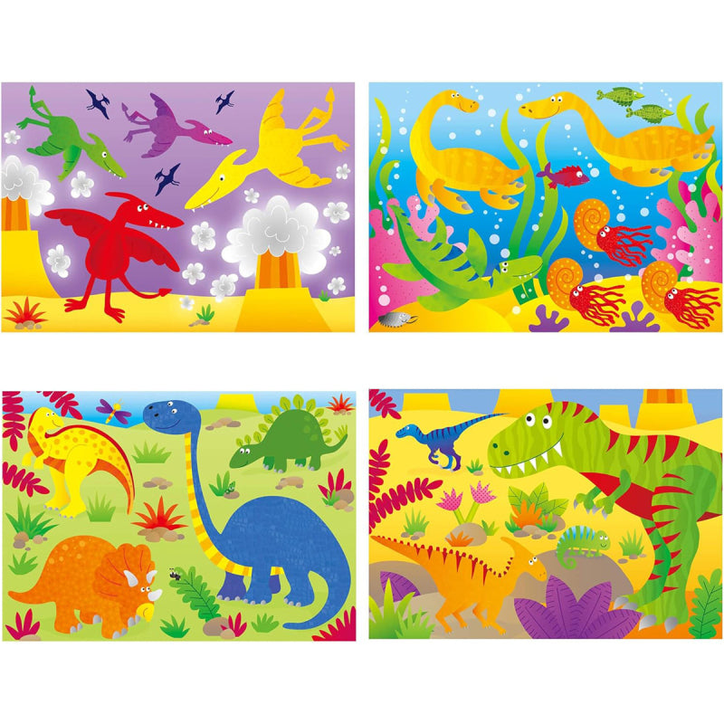 Galt Toys 4 Puzzles in a Box - Dinosaurs