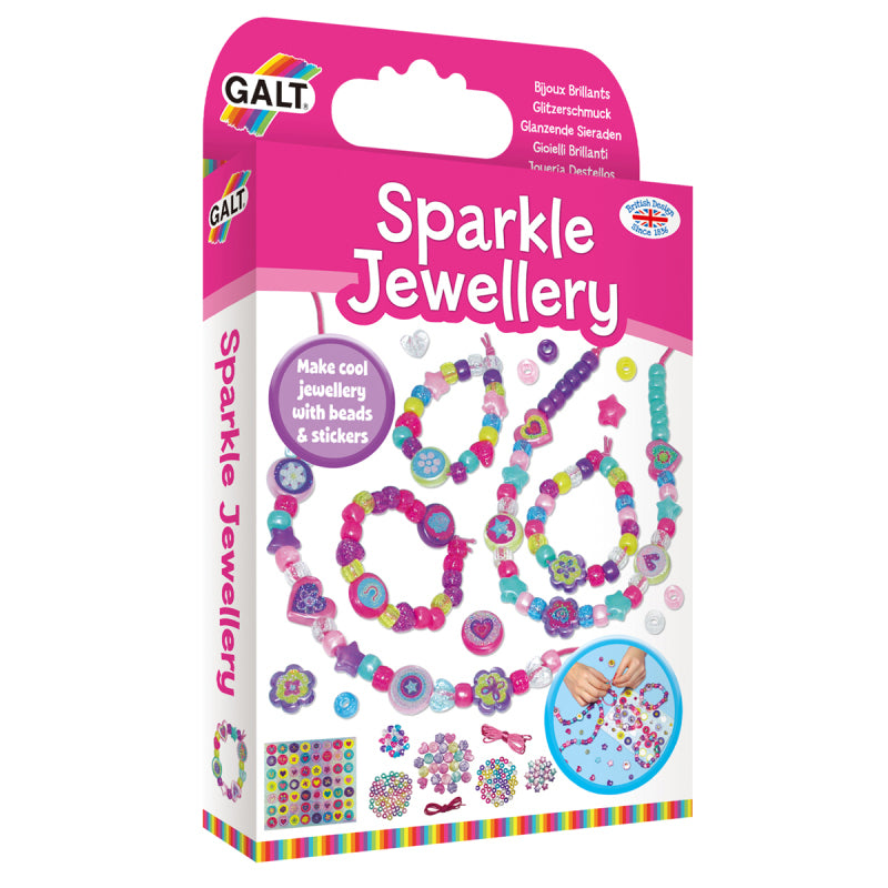 Galt Sparkle Jewellery Necklace and Bracelet Making Craft Kit