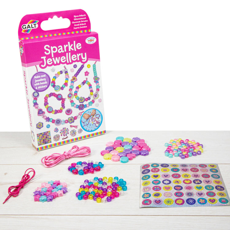 Galt Sparkle Jewellery Necklace and Bracelet Making Craft Kit