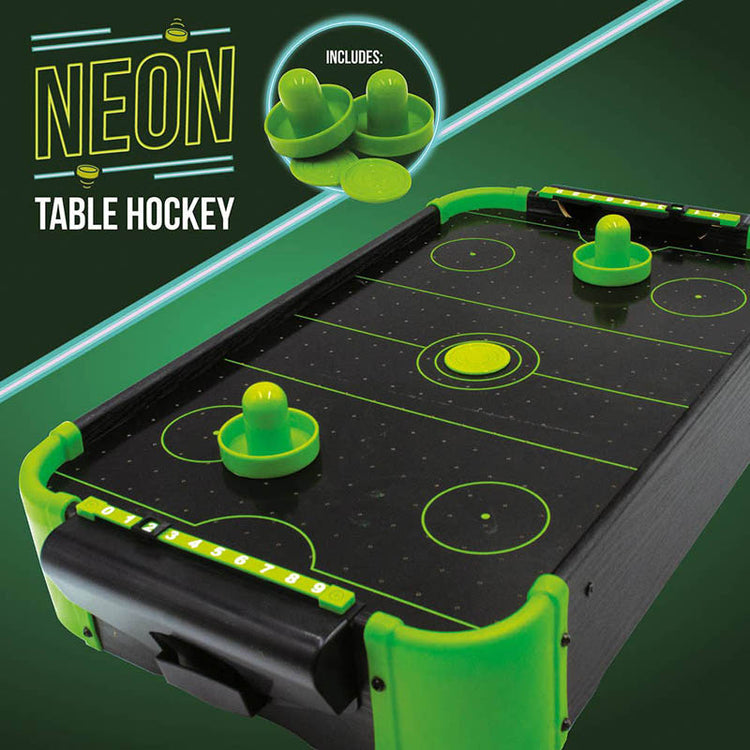 Neon Air Hockey Table