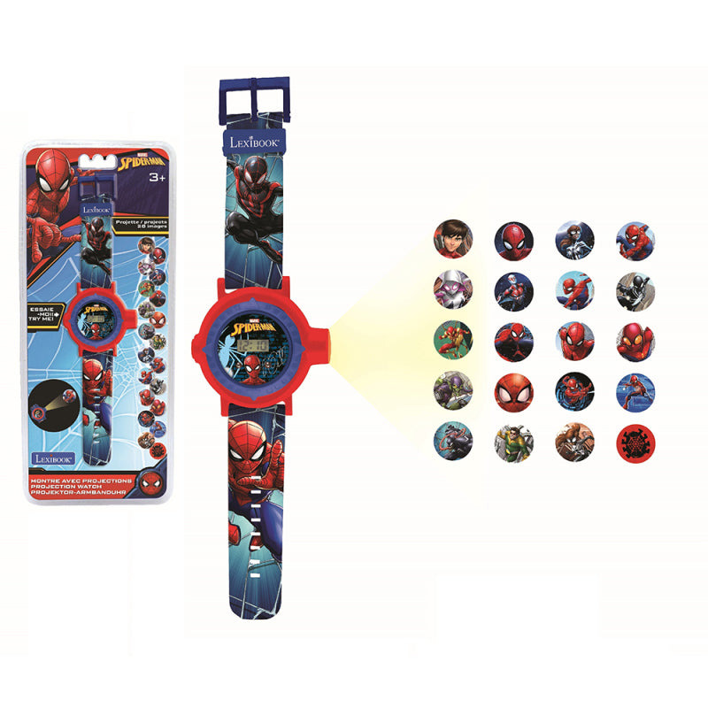 Spider-Man Children's Projection Watch with 20 Images