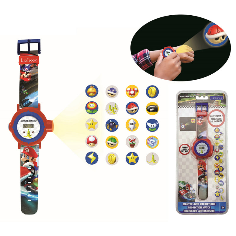 Super Mario Children's Projection Watch with 20 Images