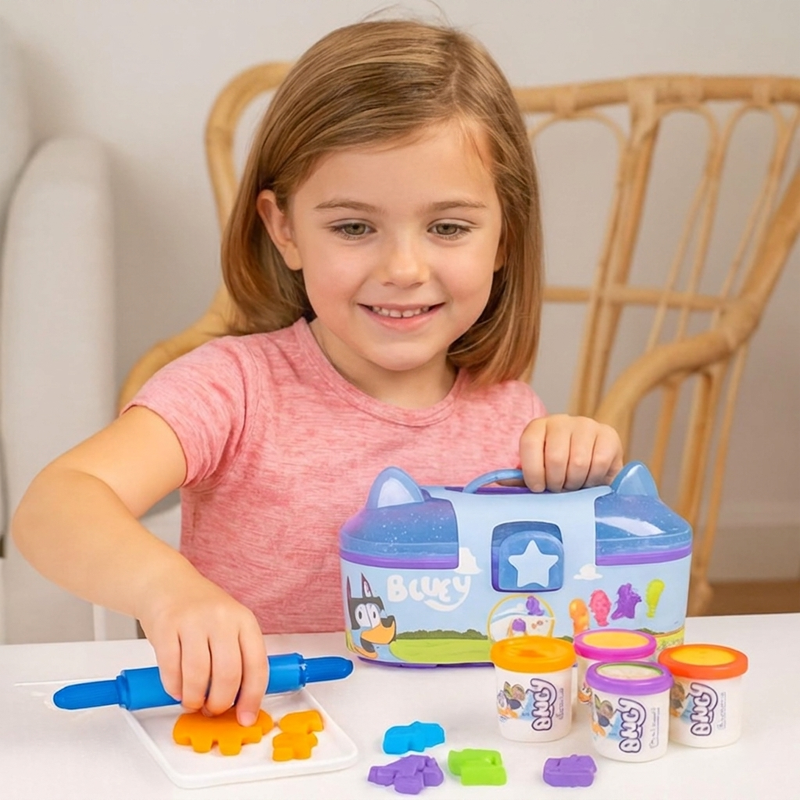 Bluey Dough Carry Case Set