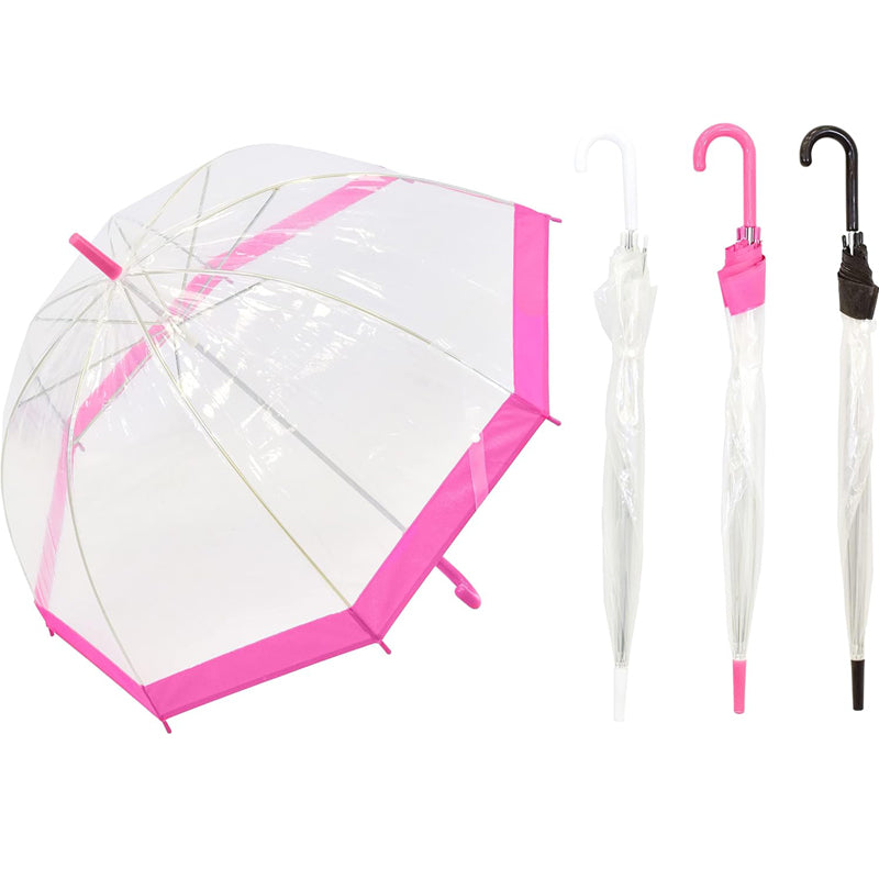 Transparent Dome Umbrella 23" / 58cm