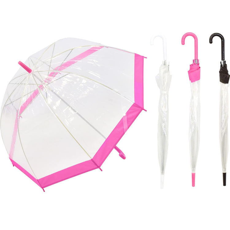 Transparent Dome Umbrella 23" / 58cm